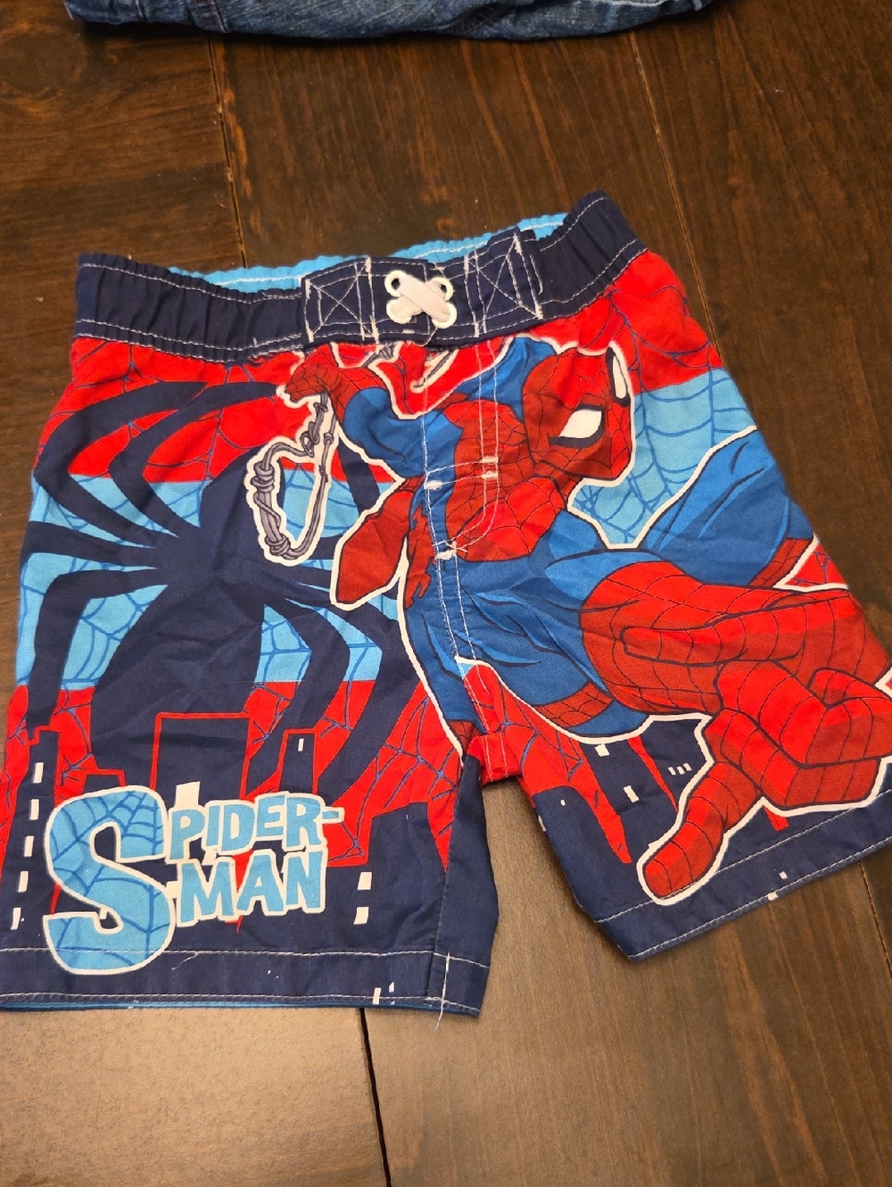 Marvel Spider-Man Red & Blue Boys' Swim Shorts